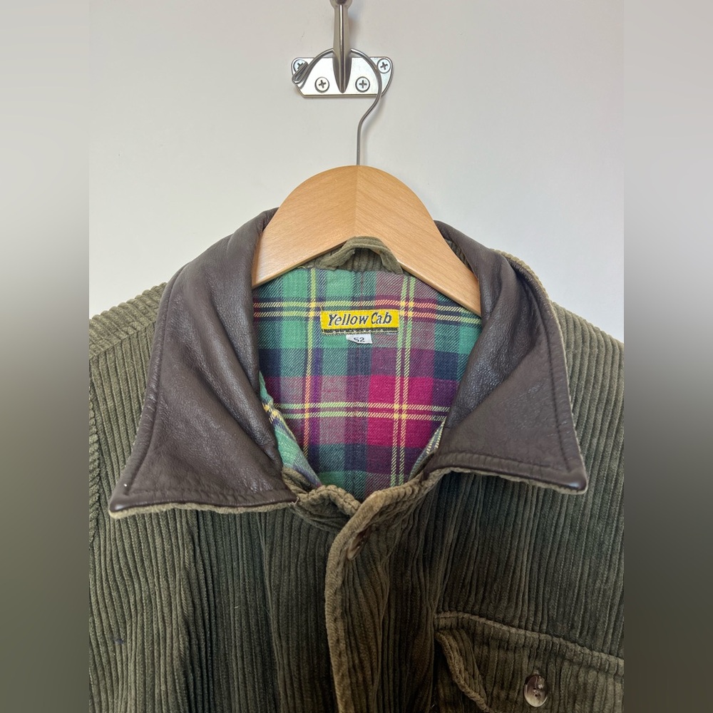 Vintage Yellow Cab Clothing Co. Corduroy Chore Field Coat Size 52 - Picture 5 of 14